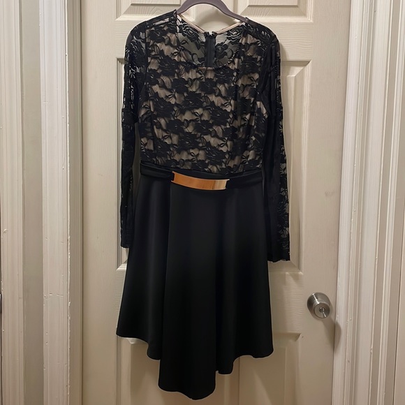 Black and Champagne Dress - Picture 1 of 2